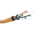 100 meter Cat 5e F/UTP netwerkkabel op rol - Oranje - Soepel