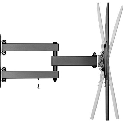 Goobay Draaibare & kantelbare TV muurbeugel - Tot 55 inch - 6.3-42.7 cm muurafstand