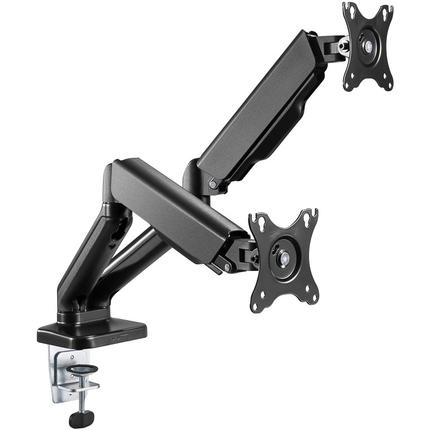 Goobay bureau monitorarm - 2 monitoren - Met gasveer - Tot 32 inch / 9 KG per stuk