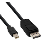 Mini Displayport naar Displayport kabel - Displayport 1.2 - 4K 60 Hz - 30 cm