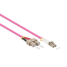 Goobay glasvezel 50/125µm - LC-SC - 50 cm - Multimode OM4 - LSZH