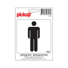 PickUp sticker - Heren - 10x10 cm