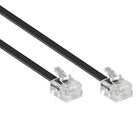 6 meter telefoonkabel - RJ11 - Zwart
