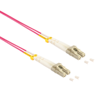 S-CONN glasvezel 50/125µm - LC-LC - 3 meter - Multimode OM4 - LSZH