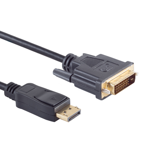 Displayport naar DVI-D kabel - Displayport 1.2 - 1080p 60 Hz - 10 meter