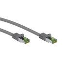 1 meter Cat 8 S/FTP (PiMF) netwerkkabel - GHMT-gecertificeerd - 100% koper - LSZH - Grijs