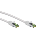 10 meter Cat 8 S/FTP (PiMF) netwerkkabel - GHMT-gecertificeerd - 100% koper - LSZH - Wit