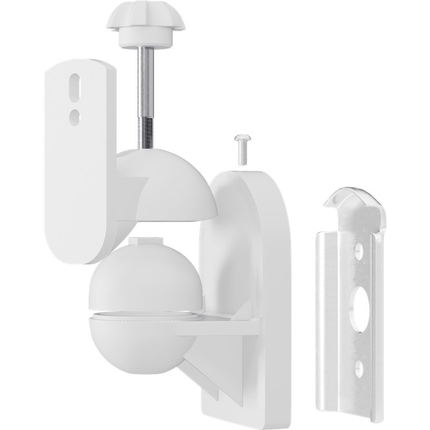 Set van 2 stuks - Universele muurbeugel voor luidsprekers - Wit - Kantelbaar & draaibaar