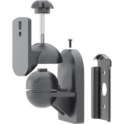 Set van 2 stuks - Universele muurbeugel voor luidsprekers - Zwart - Kantelbaar & draaibaar