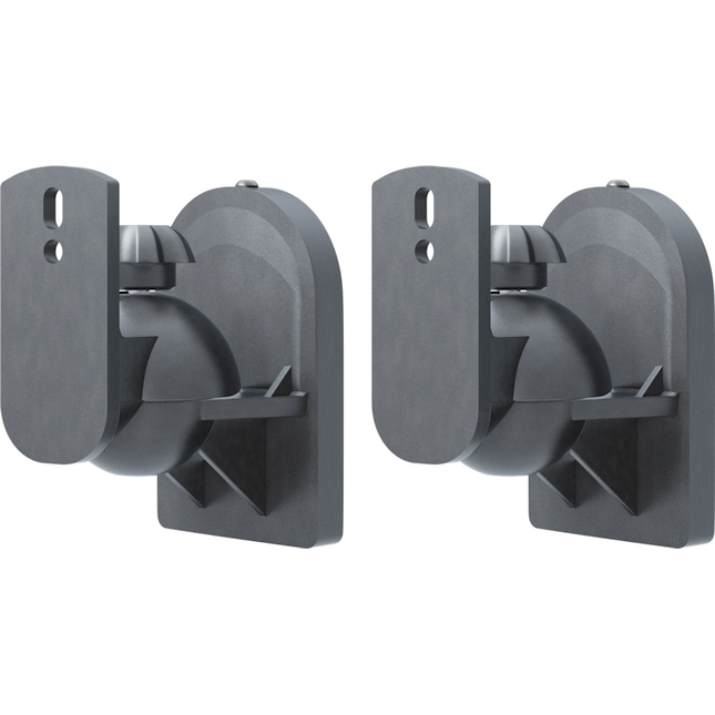 Set van 2 stuks - Universele muurbeugel voor luidsprekers - Zwart - Kantelbaar & draaibaar