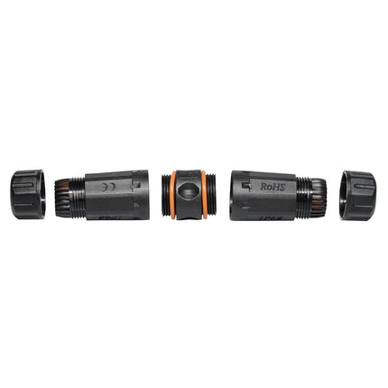 Cat 6 koppelstuk voor buiten - IP68 - 2 x RJ45 female - Niet afgeschermd