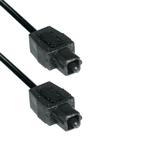 Toslink kabel - 3 meter - Toslink naar Toslink - 2.2 mm - Zwart