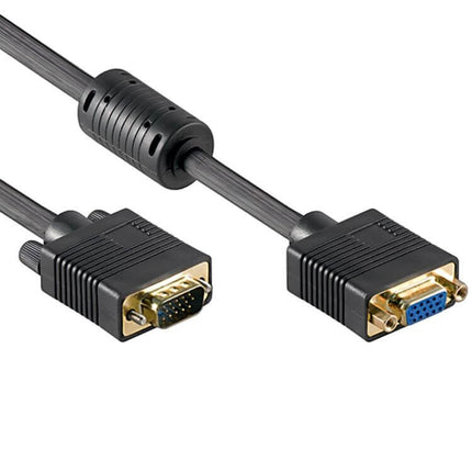Premium VGA monitor verlengkabel - VGA male naar VGA female - 5 meter
