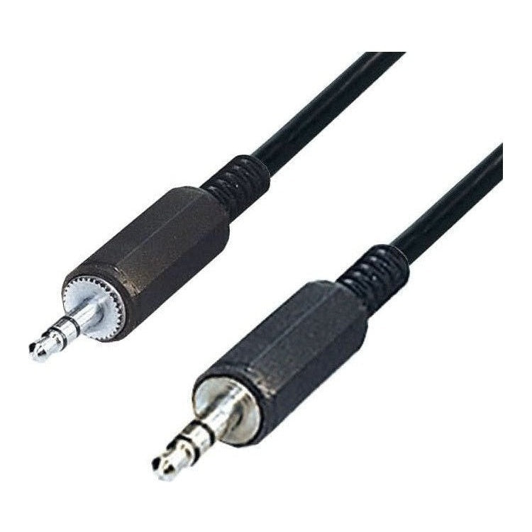 A3.5-2.5-MM-1.5 3,5 mm jack naar 2,5 mm jack audiokabel - 1,5 meter - Zwart