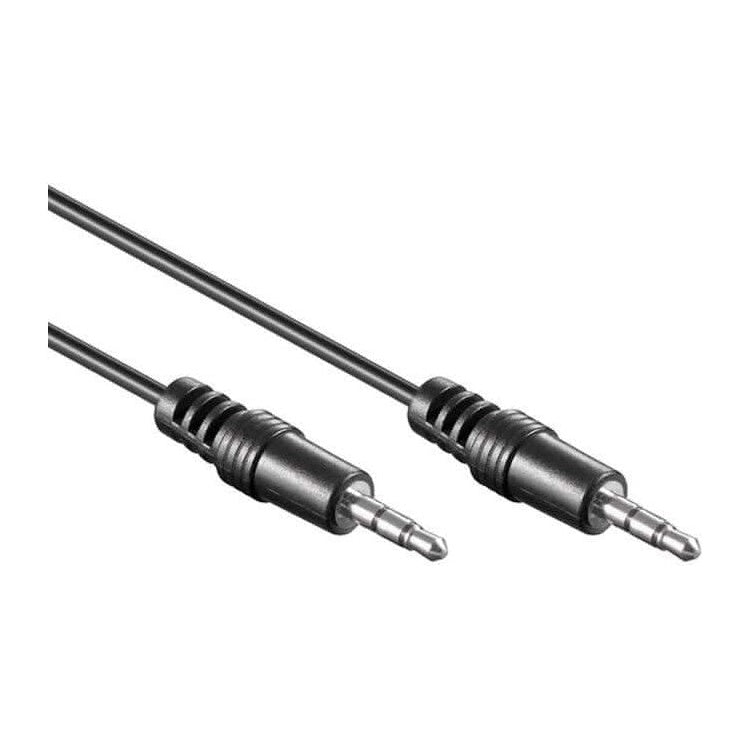 A3.5-MM-10 3,5 mm jack audiokabel - 10 meter - Goobay - Zwart
