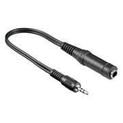 A3.5M-6.53V 3.5mm jack naar 6.35mm female jack koptelefoonadapter - Stereo