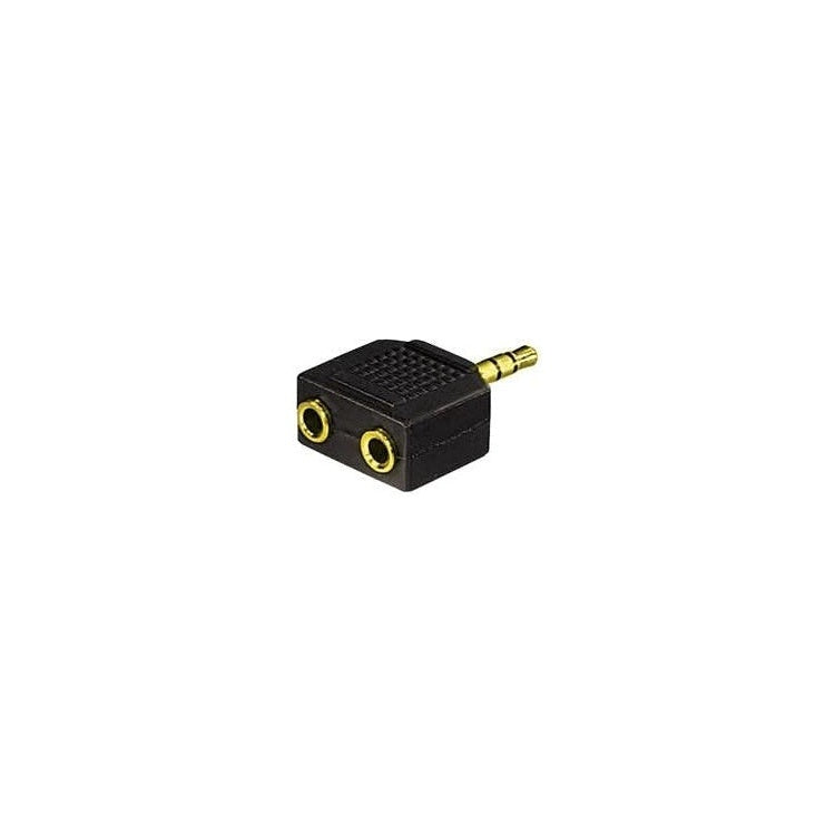 A3.5mm-2SP-GP 3.5mm jack naar 2x 3.5mm female jack splitter - Stereo - Verguld
