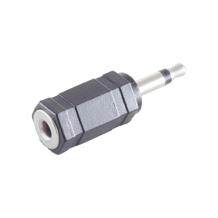 A3.5ST-3.5MN 3.5mm mono male jack naar 3.5mm stereo female jack adapter