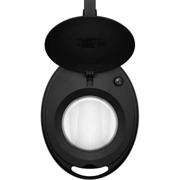 LED-Loeplamp met Tafelklem – Kristalglazen Lens – 8 W – 1,75x Vergroting – Zwart