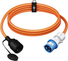 1.5 meter CEE camping stroomkabel naar Schuko - IP44 waterdicht - 3 x 2.5 mm² koperen kern