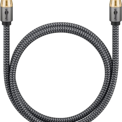Goobay Plus RCA kabel - 3 meter - RCA male naar RCA male - 100% koper