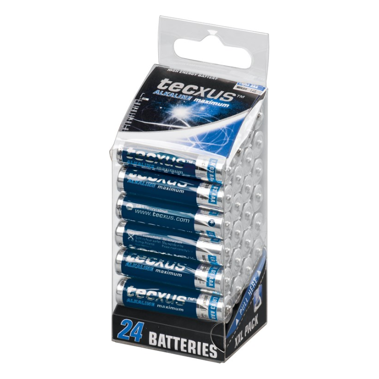 AAA-TC-24 Tecxus AAA batterijen - 1,5 Volt - 24 stuks