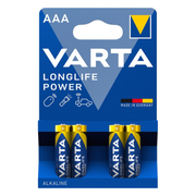 AAA-VRT-4-LL Varta Longlife 1.5 volt LR6/AA batterijen - 4 stuks