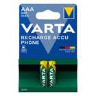 AAA-VRT-NiMH-800-2 Varta Recharge 1.2 volt AAA batterijen - 2 stuks