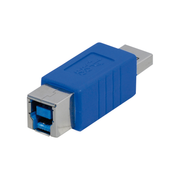 AC-1001 USB 3.0 adapter - USB-A male naar USB-B female - Blauw