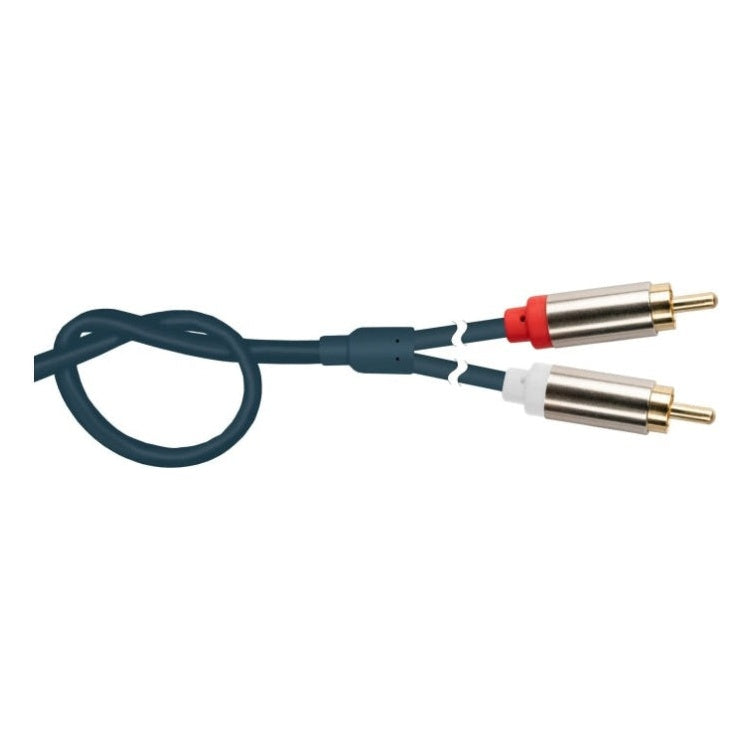 AL-A3.5MH-RCA-3 3.5 mm jack haaks naar Tulp stereo audiokabel - 3 meter - RCA naar 3.5 mm jack - Good Connections