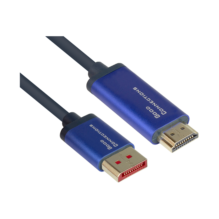 AL-DP-1.4-HDMI-3 3 meter DisplayPort naar HDMI kabel - 4K/60Hz - DisplayPort 1.4 naar HDMI 2.0 - SmartFLEX - Zwart
