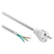 ASS-F-HT-WT-3 Hittebestendige aansluitsnoer met schuko stekker - 3 x 0,75mm - 3 meter