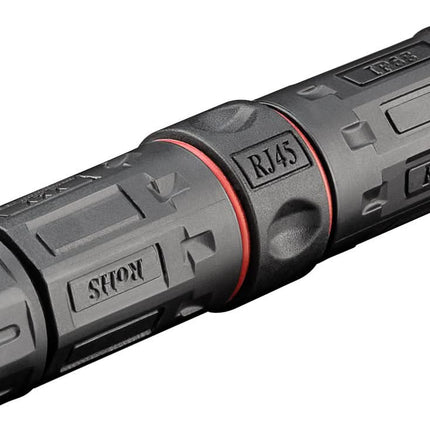 Cat 6 koppelstuk voor buiten - IP68 - 2 x RJ45 female - Afgeschermd