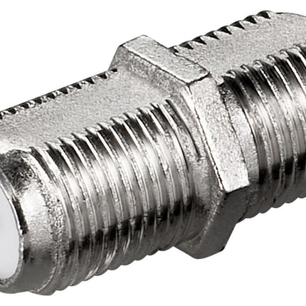 F-connector Adapter – F-vrouwelijk naar F-vrouwelijk - Zink