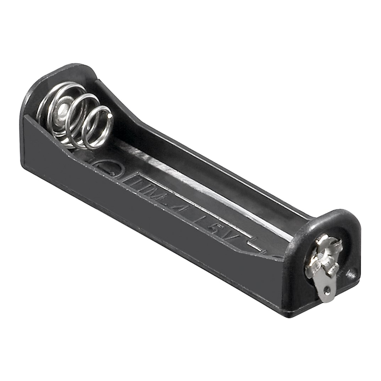 BAT-HDR-AAA-SLD Batterijhouder 1 AAA batterij - Soldeerbevestiging