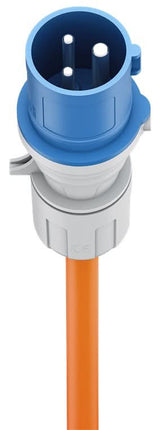 5 meter CEE camping stroomkabel - Met extra stopcontact - IP44 waterdicht - 3 x 2.5 mm² koperen kern