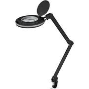 LED-Loeplamp met Klem – Dimbaar – 9 W – Kristalglas – 1,75x Vergroting – Zwart