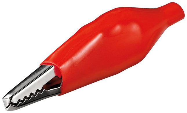 Krokodillenklem - Alligator clip - Rood - 48 mm