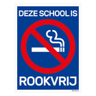 BRD1520RVSCH Bord deze school is rookvrij - 15x20 cm
