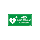 BRD2010AED Bord AED - 20x10 cm