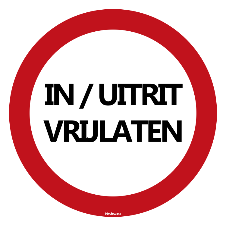 BRD21R-UITVR Bord in/uitrit vrijlaten - Rond - Diameter 20 cm