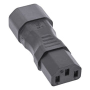 C13-C14 C13  naar C14 stroomadapter - Zwart - 250V / 10A / 2500W