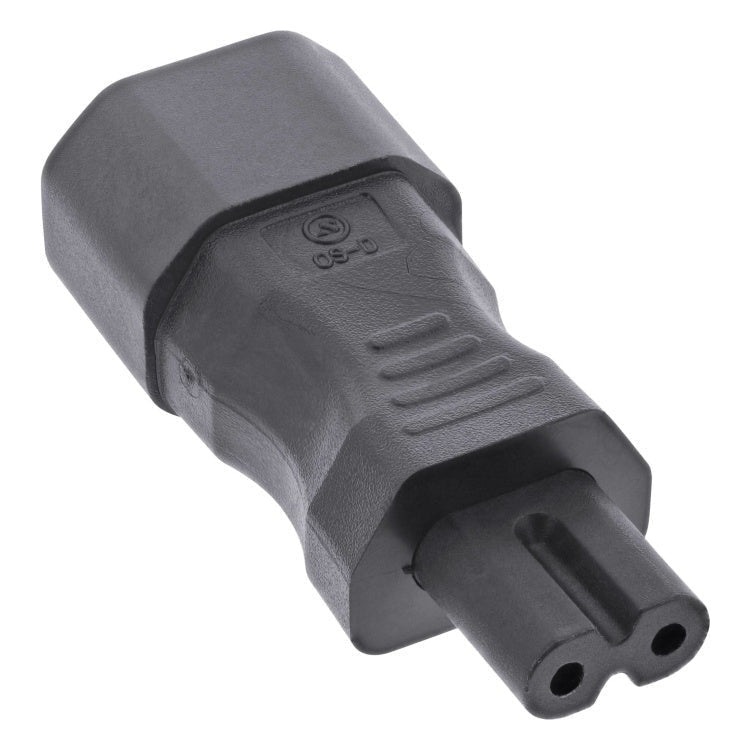C14-C7 Voedingsadapter IEC C14 naar C7 - 3-pins naar 2-pins Netadapter - Max. 2,5A