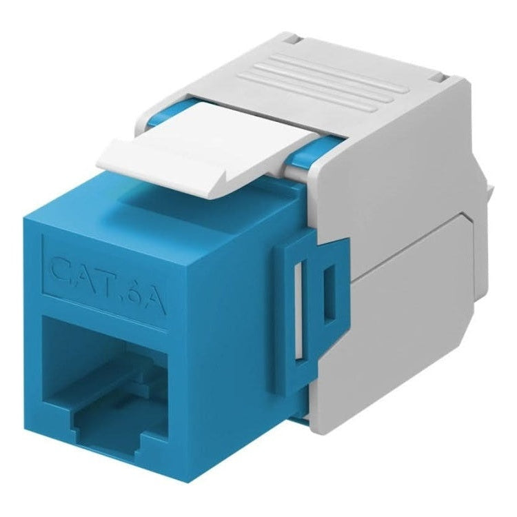 C6A-KS-BL Cat 6a keystone - Blauw