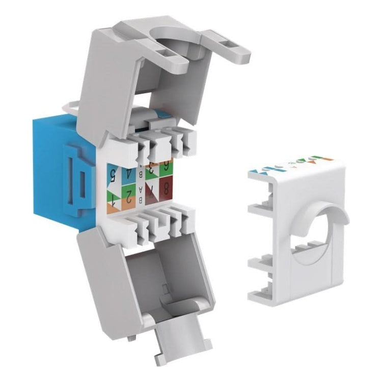 C6A-KS-BL Cat 6a keystone - Blauw