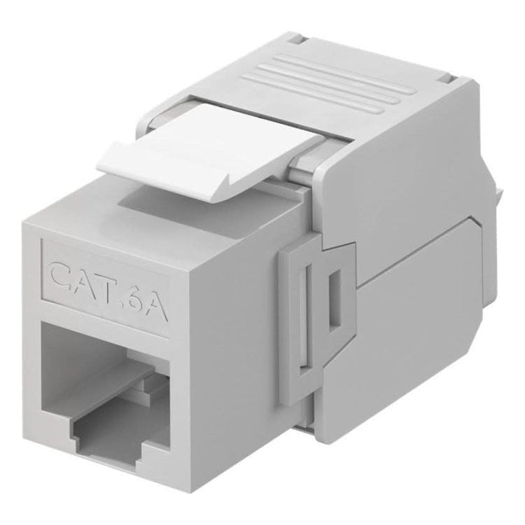 C6A-KS-G Cat 6a keystone - Grijs
