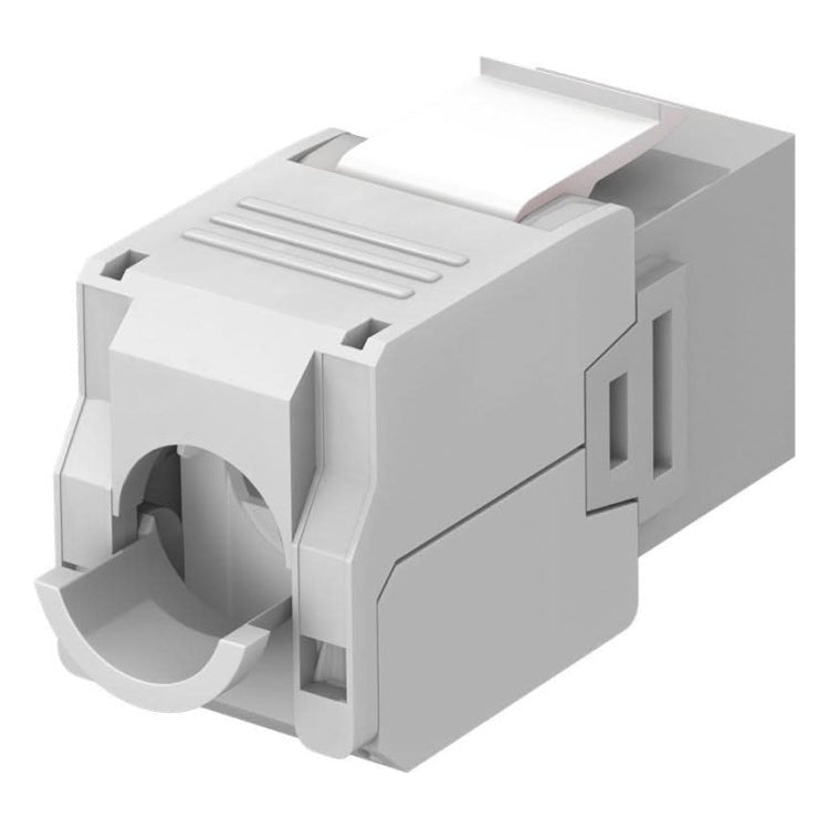 C6A-KS-G Cat 6a keystone - Grijs