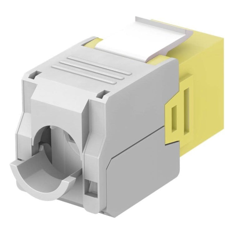 C6A-KS-GL Cat 6a keystone - Geel