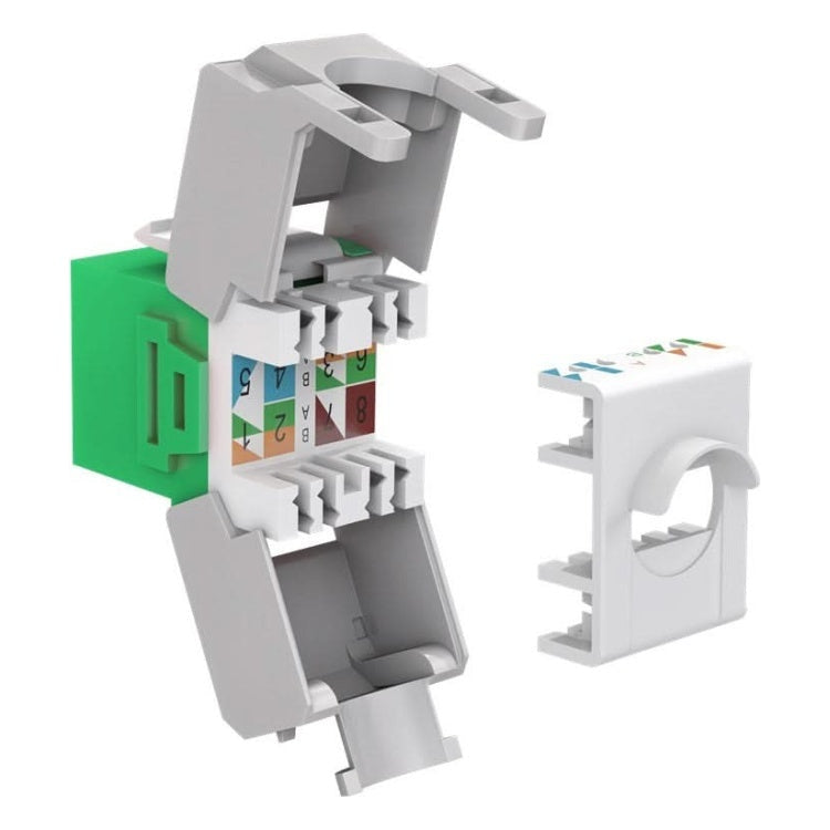 C6A-KS-GR Cat 6a keystone - Groen