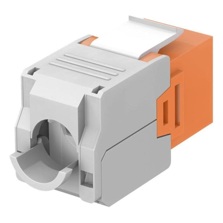 C6A-KS-OR Cat 6a keystone - Oranje